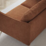 Madison Lux - 2-sits soffa med schäslong vänster - Orange