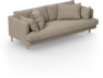 Harper - 3-sits soffa, hel dyna - Beige