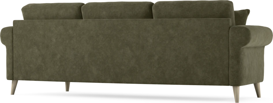 Eden - 3-sits soffa svängd - Grön