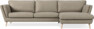 Madison - 3-sits soffa med schäslong höger - Beige