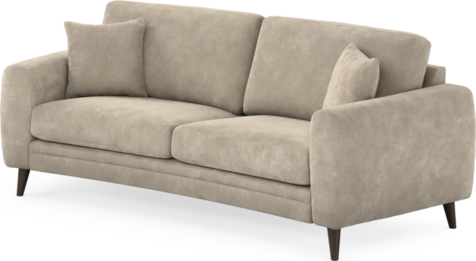 Eden - 2,5-sits soffa svängd - Beige