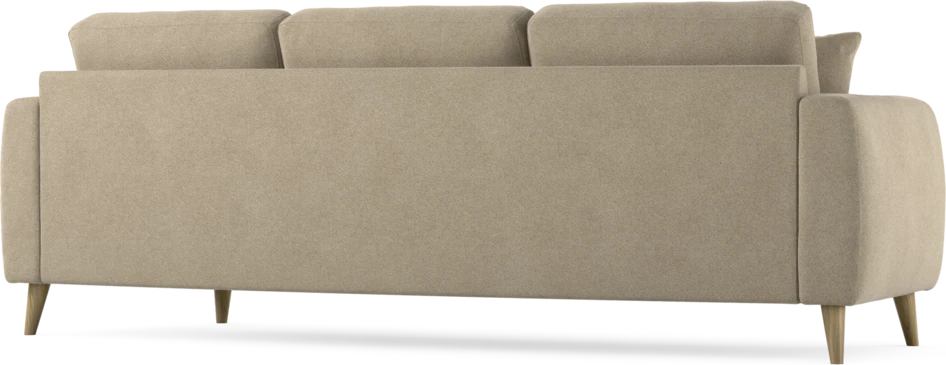 Eden - 3-sits soffa svängd - Beige