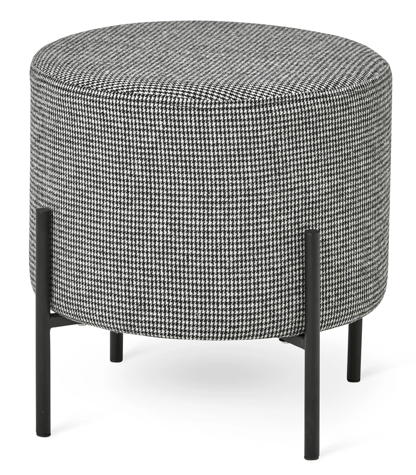 Oliver - Sittpall, Ø 40 cm - Svart
