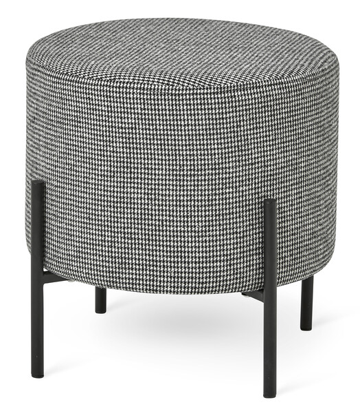 Oliver - Sittpall, Ø 40 cm - Svart