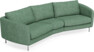 Madison - 3-sits soffa svängd, 90 cm - Turkos