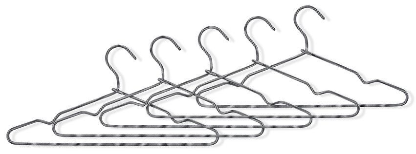 Naomi - Galge, 5-pack - Vit