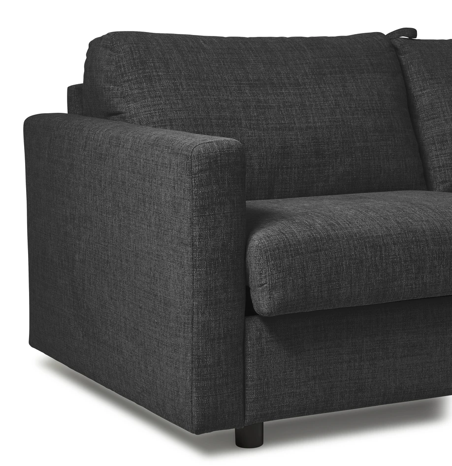 Lindö Pocket - Bäddsoffa 2,5-sits - Svart
