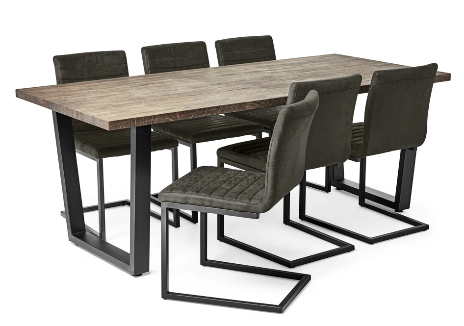 Chatham - Matgrupp med 6 stolar Chatham - Grå