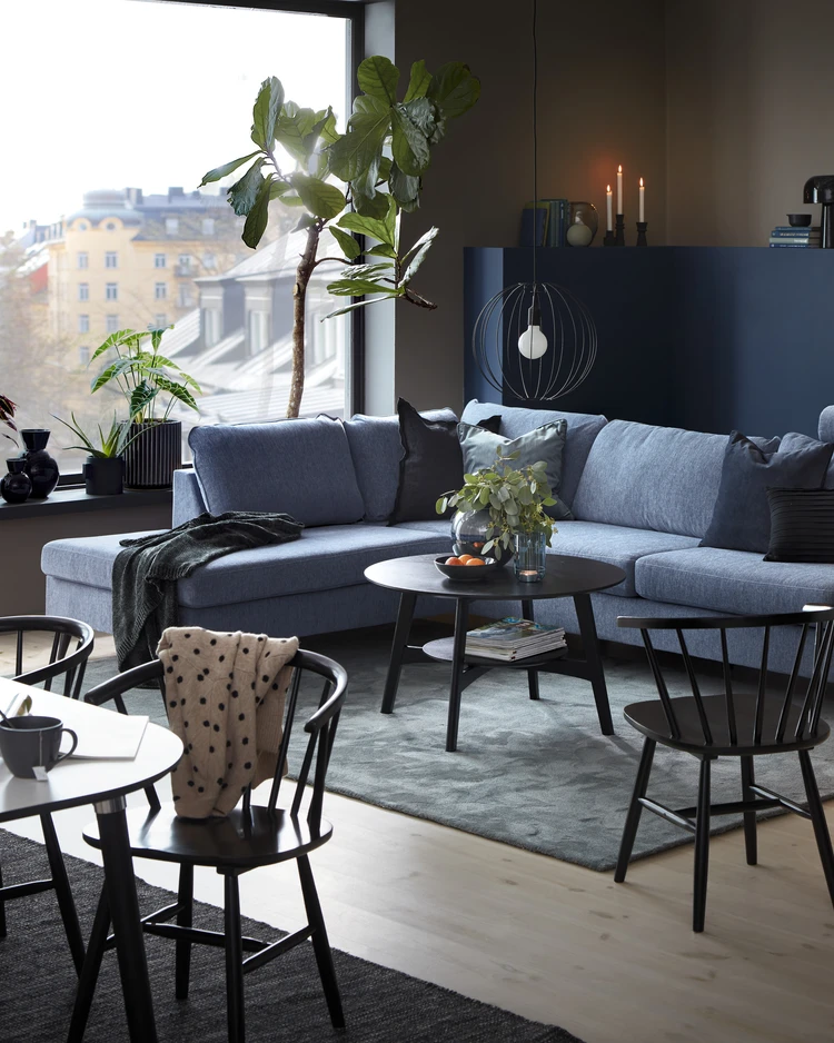 County - 3-sits soffa med divan höger - inspiration