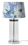 Blue rose - Lampskärm, Ø34 H22 cm - Blå