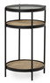 Lina - Sidobord, Ø 40, H 70 cm - Beige