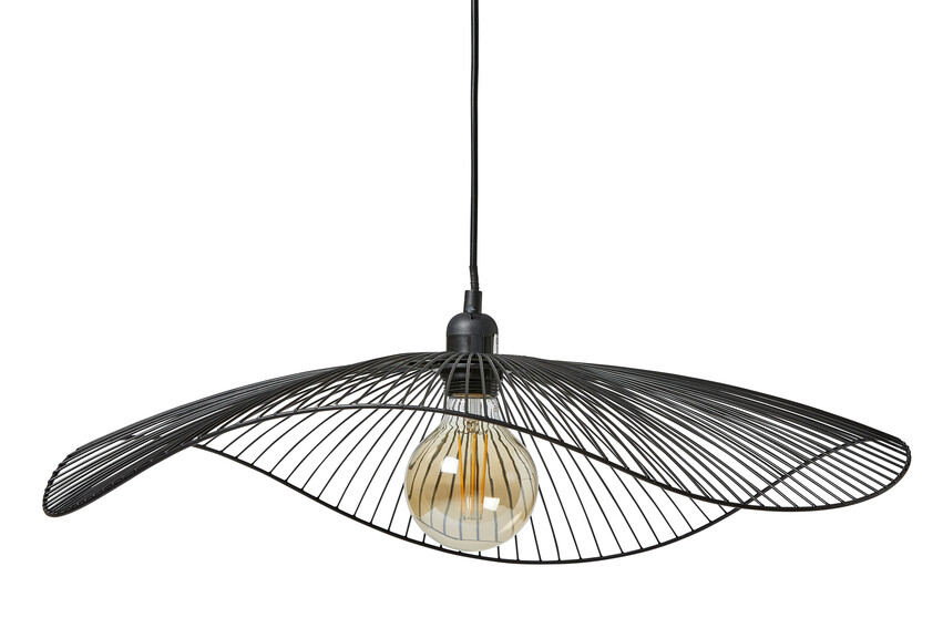 Slokhatten - Taklampa, H12 Ø60 cm - Svart