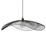 Slokhatten - Taklampa, H18 Ø75 cm - Svart