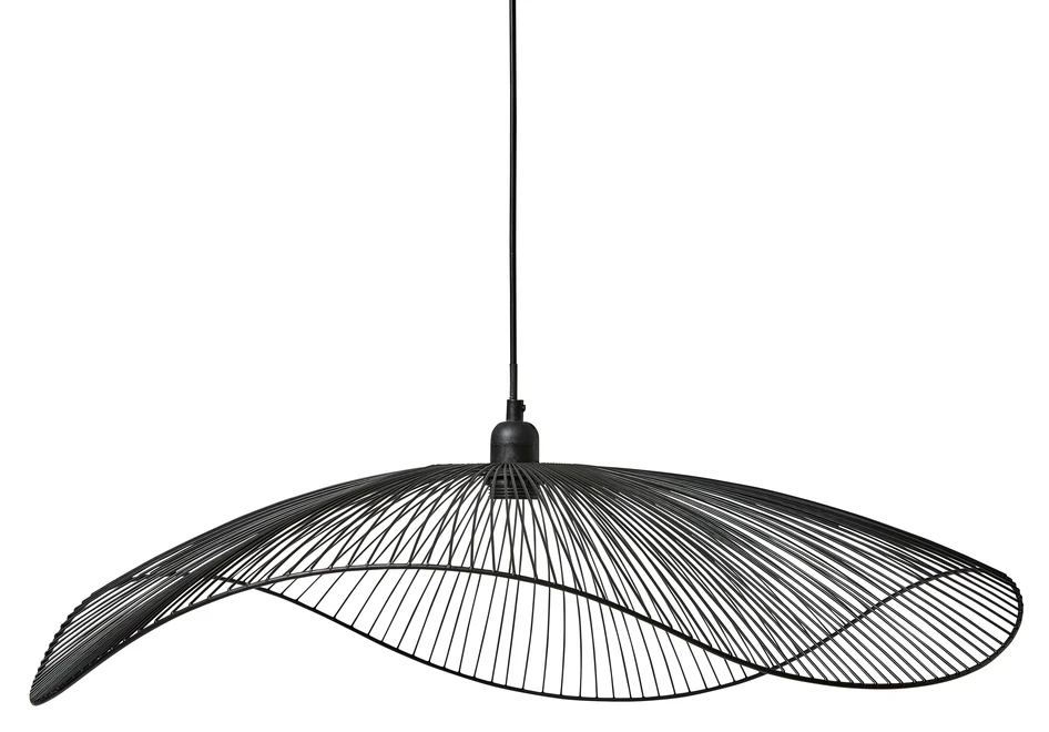 Slokhatten - Taklampa, H18 Ø75 cm - Svart