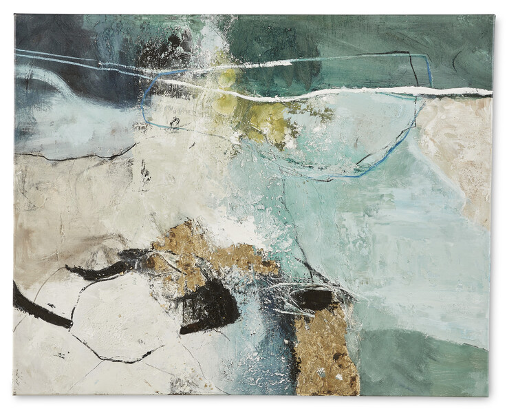 Take Out - Tavla, 80x100 cm - Blå