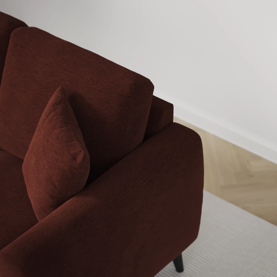 Eden - 2-sits soffa - Orange