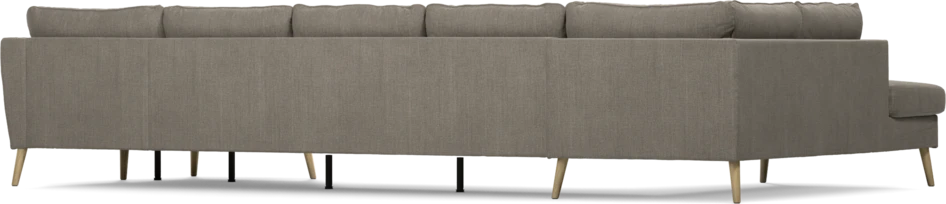 County - 4-sits soffa med divan vänster och schäslong höger - Brun