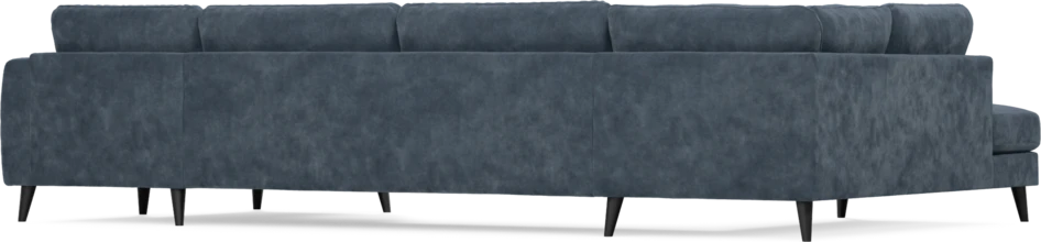 Bridge - 3-sits soffa med divan vänster och schäslong höger - Blå
