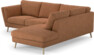 Madison - 2-sits soffa med divan höger - Orange