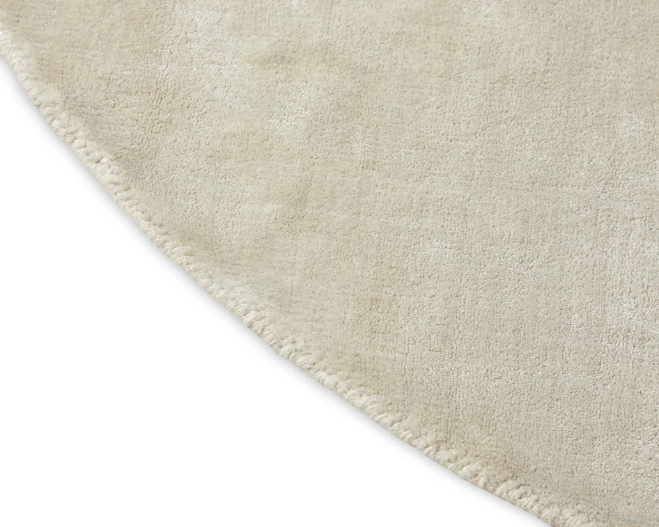 Carreno - Vävd matta, Ø200 cm - Vit