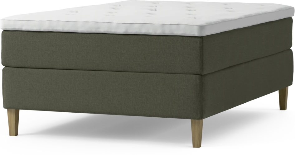 Delux Dream - Kontinentalsäng, enkelsäng 140 cm med bäddmadrass och sängben