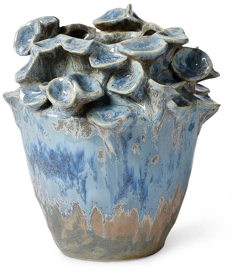 Corallo - Vas, H 22 cm - Blå