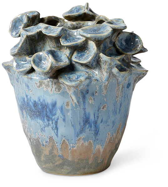 Corallo - Vas, H 22 cm - Blå