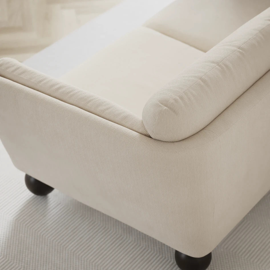 Madison Lux - Hörnsoffa med schäslong höger - Beige