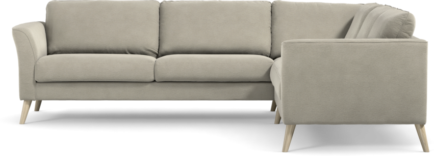 Bridge - Hörnsoffa, 3+2-sits - Brun