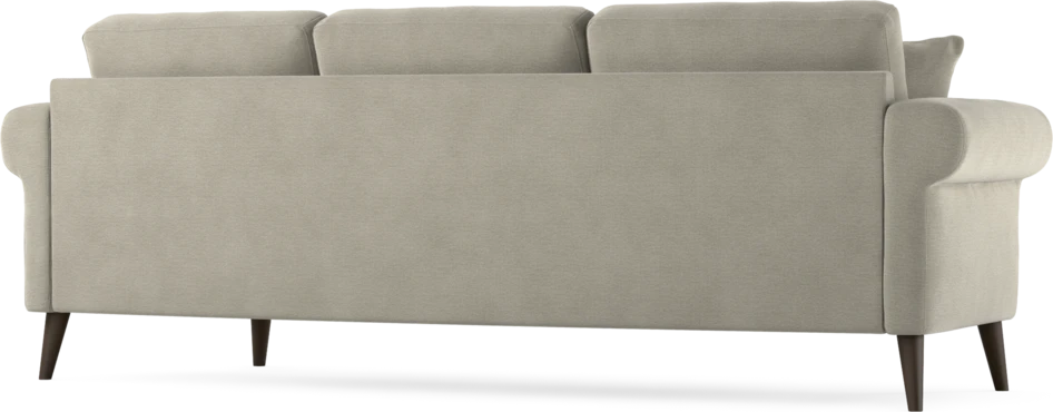 Eden - 3-sits soffa svängd - Brun