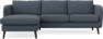 Madison - 2-sits soffa med schäslong vänster - Blå