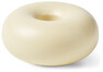 Donut - Ljusstake, H 3,5 cm - Gul