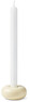 Donut - Ljusstake, H 3,5 cm - Gul
