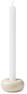 Donut - Ljusstake, H 3,5 cm - Beige