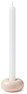 Donut - Ljusstake, H 3,5 cm - Rosa
