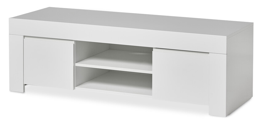 Amalfi - Tv-bänk, B 140 cm - Vit