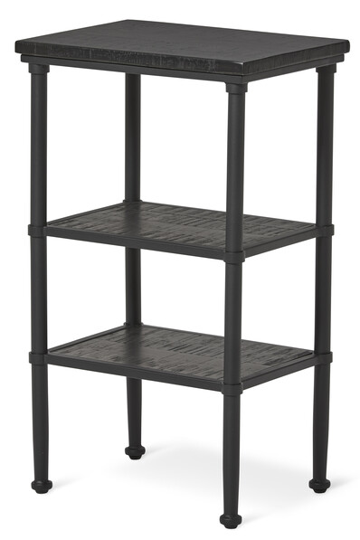 Gotham - Sidobord, B 40, H 70 cm - Svart