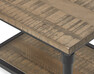 Gamleby - Sidobord, B 40, H 70 cm - Brun