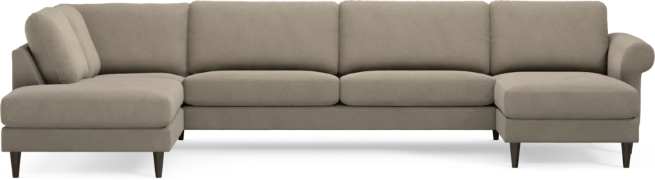 Bridge - 3-sits soffa med divan vänster och schäslong höger - Beige