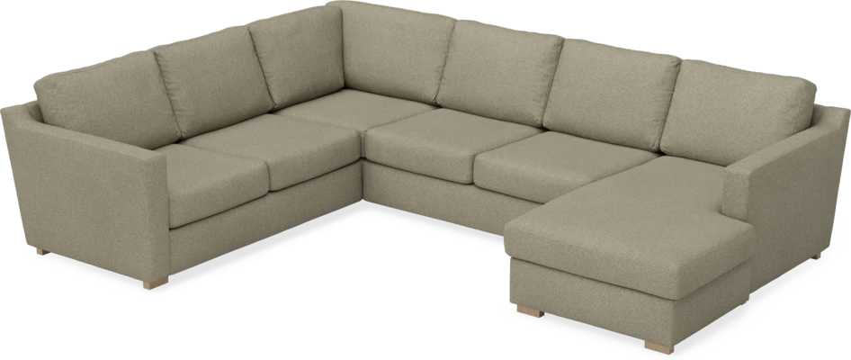 Friday - Hörnsoffa, 2+3-sits med schäslong höger - Beige