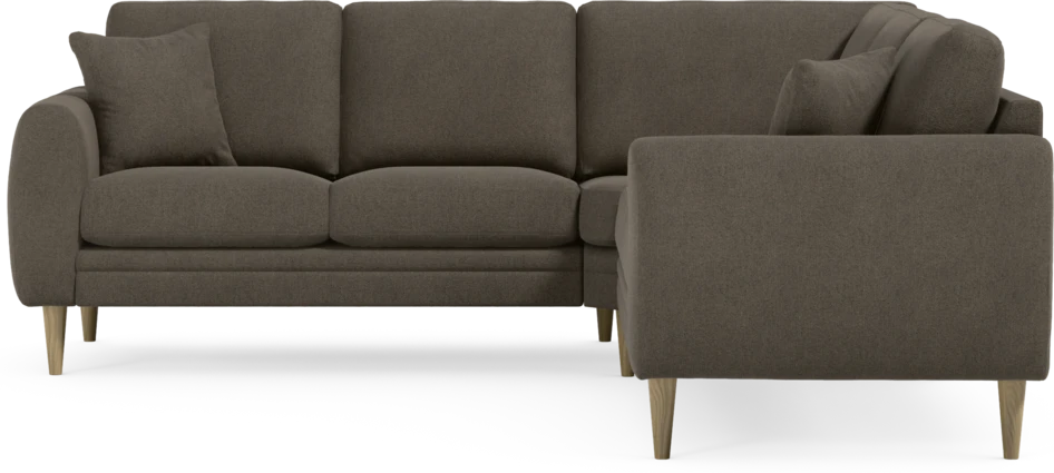 Eden - Hörnsoffa, 2+2-sits - Brun