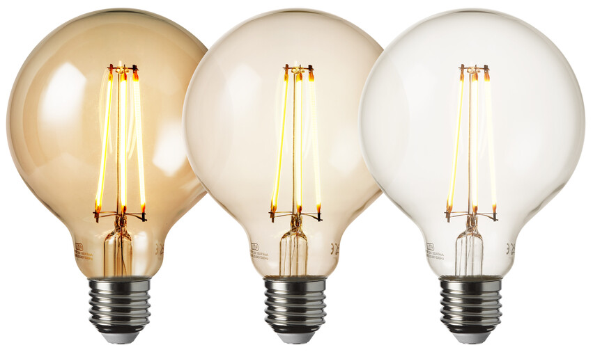 Lysa Dekoration - Ljuskälla LED, E27, lm 300, 3-stegsdimmer, 1-pack - Vit