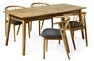 Ekerö - Matgrupp med 4 stolar Sixten - Beige