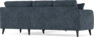 Eden - Hörnsoffa, 2+2-sits - Blå