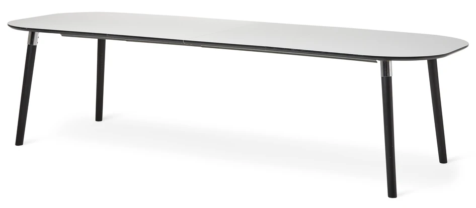 Mario - Matbord, L 180-280 cm - Svart