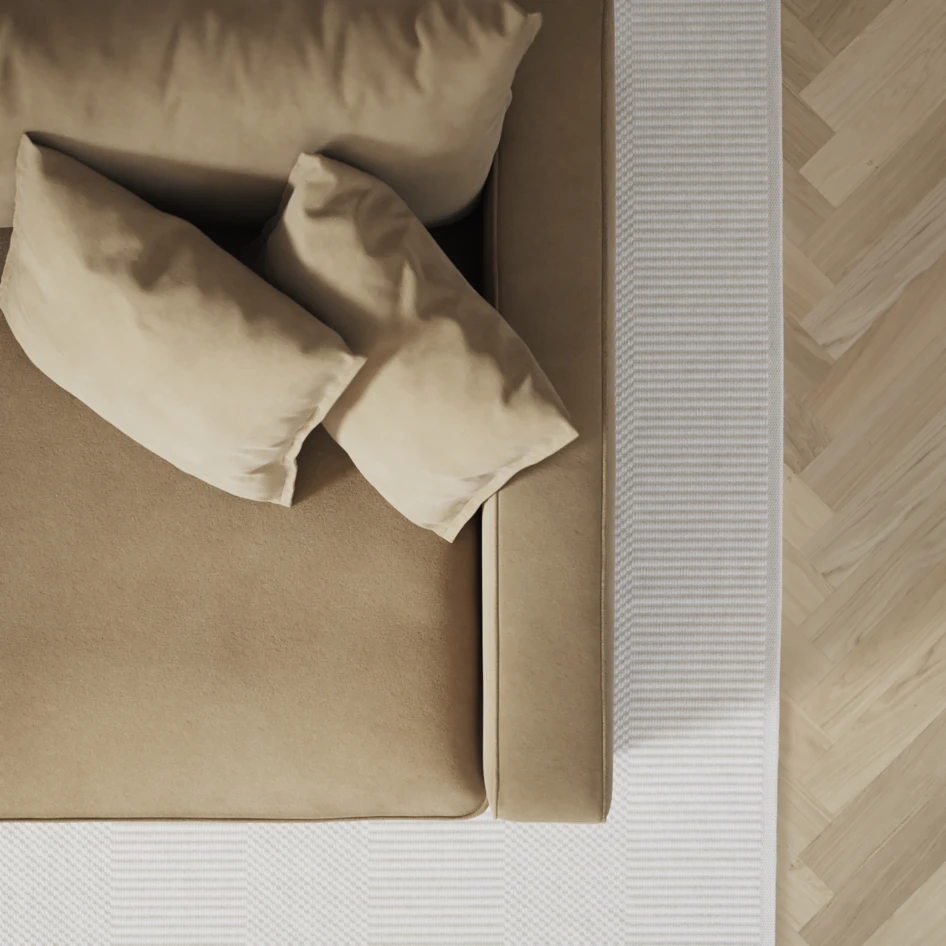 Rossi - 2-sits soffa med schäslong XL vänster - Beige