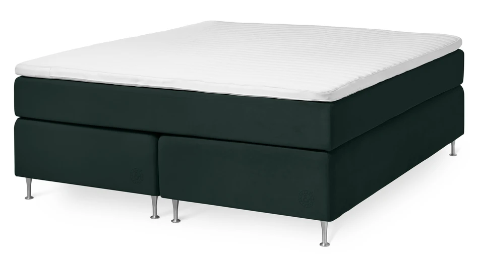 Cape Farewell Exclusive - Kontinentalsäng, dubbelsäng med bäddmadrass Fiord Soft - Grön
