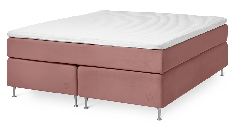 Cape Farewell Exclusive - Kontinentalsäng, dubbelsäng med bäddmadrass Fiord Soft - Rosa