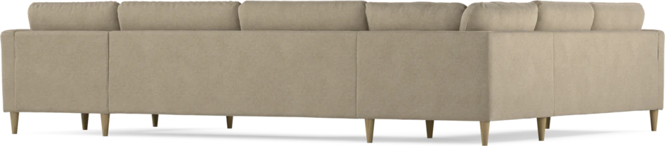 Bridge - Hörnsoffa, 2+3-sits med schäslong höger - Beige