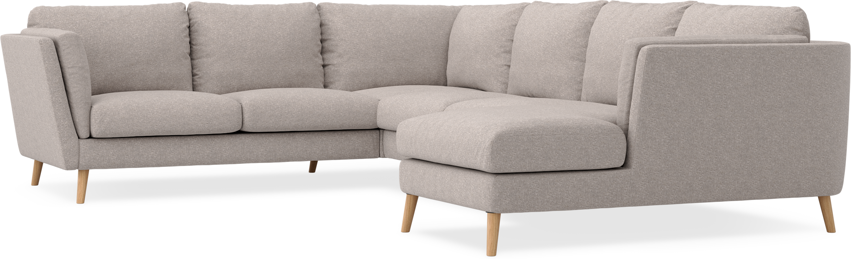 Madison - Hörnsoffa med schäslong höger - Beige